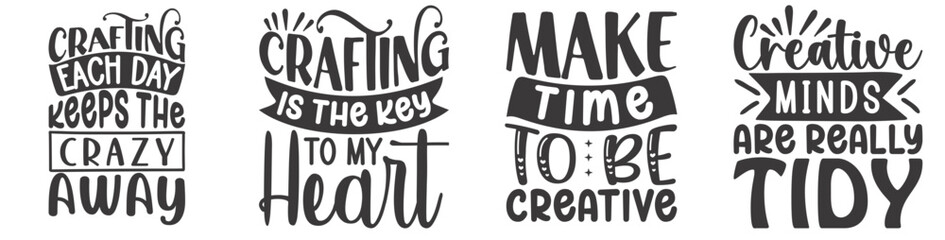 Cute Cutting Board Typography, Quotes Bundle Vector Illustration for Bookmark, Motion Graphics, Postcard