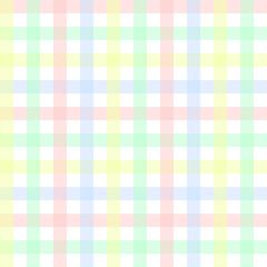 Colorful pastel gingham seamless pattern.Checkered tartan plaid repeat pattern.Geometric vector background wallpaper.