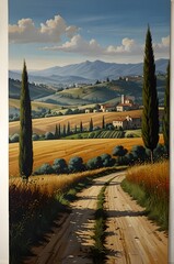 landscape in the mountains