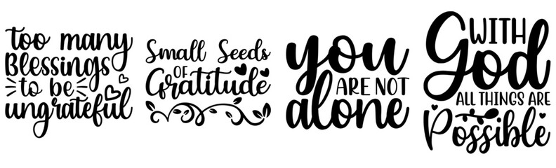 Colourful Religious Labels And Badges, Calligraphy Bundle Vector Illustration for Brochure, Label, Stationery