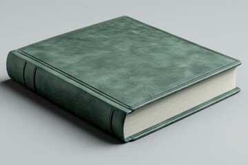 Obraz premium Green Leather Bound Book