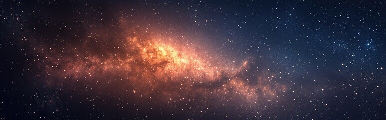 Background night sky with stars in a 3D cartoon rendering