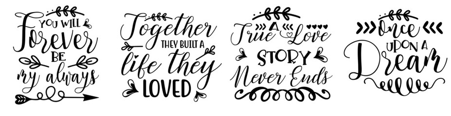 Minimal Anniversary Invitation, Typographic Emblems Bundle Vector Illustration for Advertisement, Postcard, Stationery