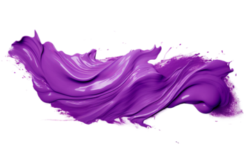 purple splash isolated