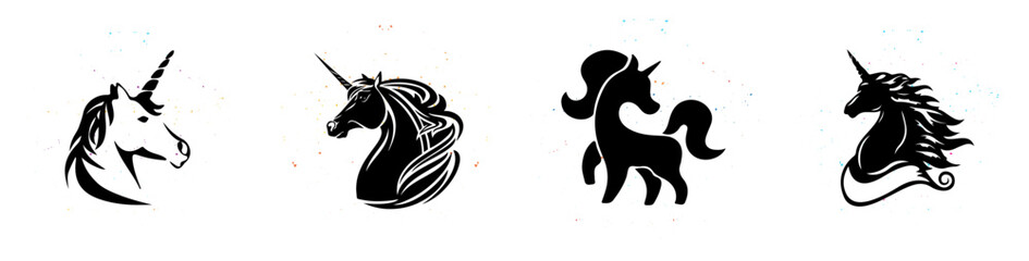 Colourful Retro Valentine Day Typographic Emblems, Hand Lettering Bundle Vector Illustration for Logo, Infographic, Label