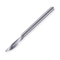 scalpel surgery. Operation. Medicine. Vector illustration