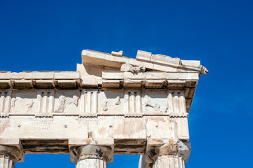 Parthenon, Temple of Athena on the Acropolis in Athens, Greece