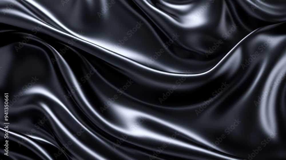 Poster 3d rendering of an abstract luxury grey color gradient blur created for use as a studio wall backgro