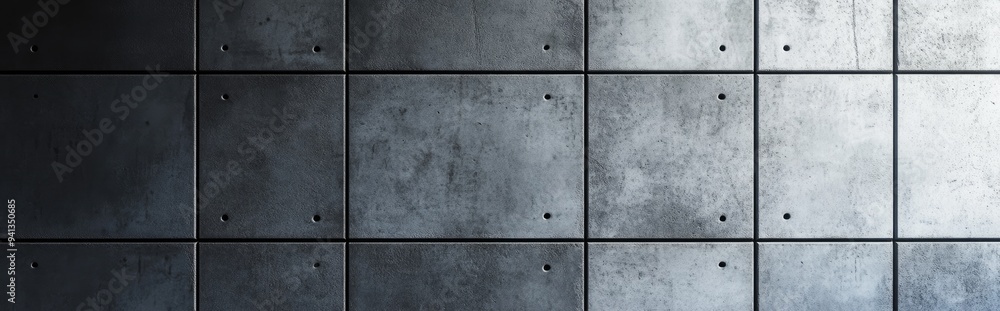 Poster abstract 3d rendering of a grey concrete wall background