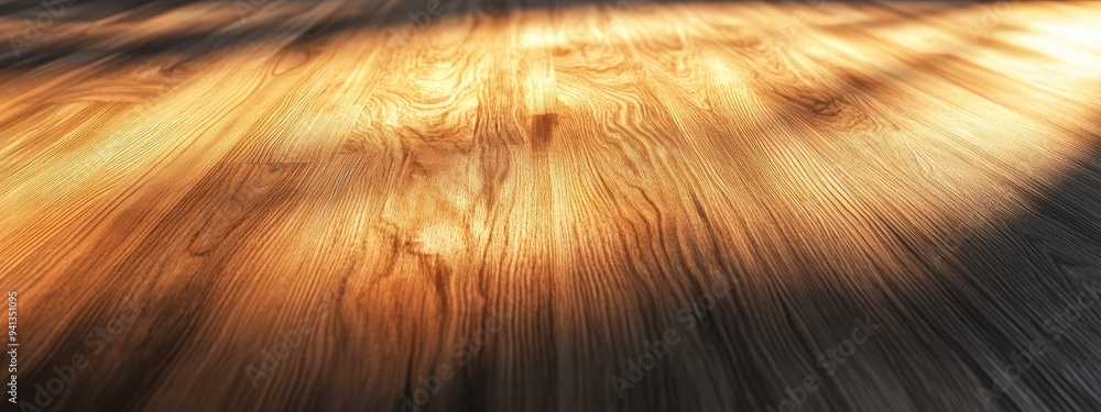 Poster 3d rendering of a wooden surface background