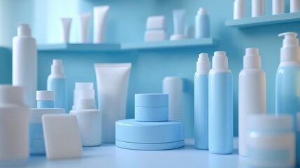 3D rendering of Head Shoulders products an American brand of anti dandruff and regular shampoo introduced in 1961