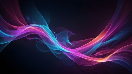 Fototapeta premium Abstract Background with Vibrant Glowing Colors Creating a Radiant, Energetic Effect and Depth