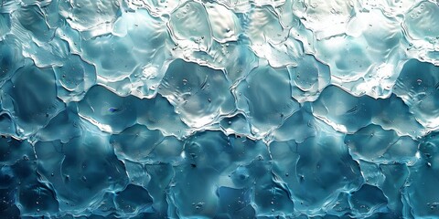 Obraz premium Iceberg Art Installation in a Public Park