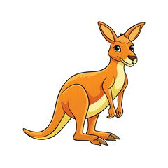 Cartoon, Animal, Kangaroo, Art, Drawing, Wallaby, Coloring, Page, Illustration, Wildlife, Hop, Character, Creature, Cute, Education, Funny, Mammal, Nature, Neat, Safari, Vector, Wild, Zoo, Australia, 