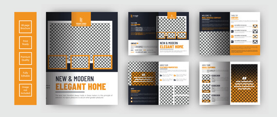 real estate brochure template design
