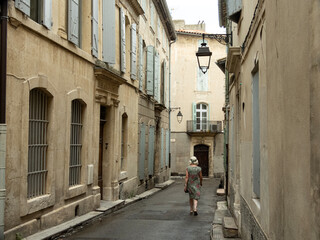 Street in Arles.An old street in the ancient town of Arles in Southern France.