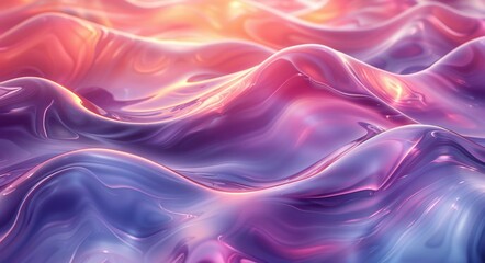 Fototapeta premium Vibrant Pink and Purple Abstract Art