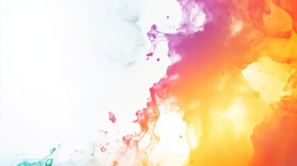 A vibrant swirl of colorful inks blending harmoniously, creating a stunning abstract background. Perfect for creative designs.