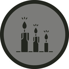 Candle Icon Design