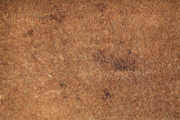 Texture of natural doormat background. Brown carpet texture made from coconut coir.