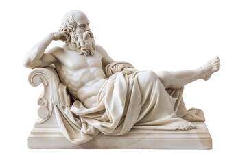 A person sitting on a chair, hands resting on thighs