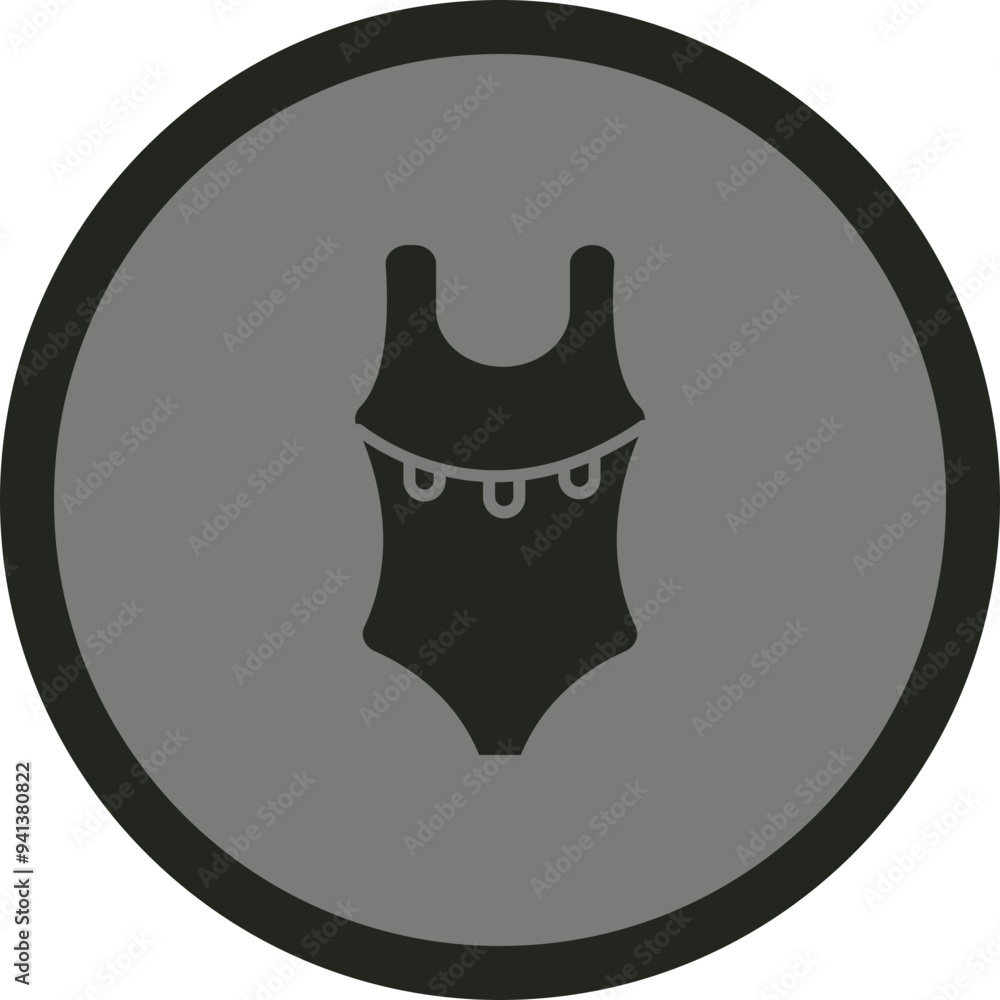 Wall mural Swimsuit Icon Design