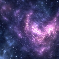 Vibrant Cosmic Nebula Background, seamless texture featuring swirling gas clouds and vivid colors, perfect for dreamy ethereal designs and deep space themes.