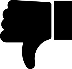 thumb up - thumb down icon vector design template in white background