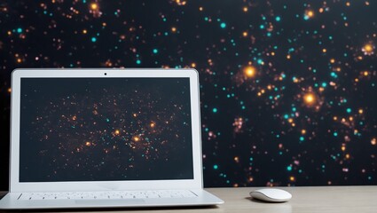 Computer su postazione spaziale