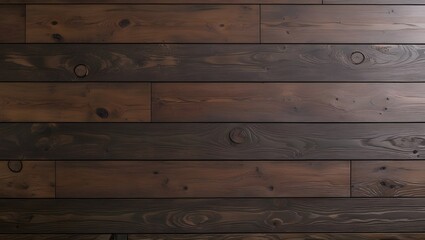 Close-up of rustic wooden planks with rich brown tones and prominent grain patterns