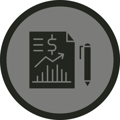 Business Report Icon Design