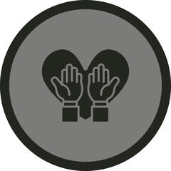Hand Up Icon Design