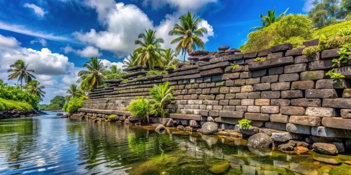 Ancient stone ruins of Nan Madol