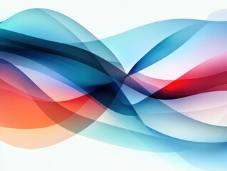Colorful abstract waves blend together, creating a vibrant and dynamic visual experience. Perfect for modern design projects.