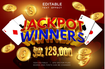 jackpot slot gambling text effect