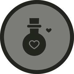 Love Potion Icon Design