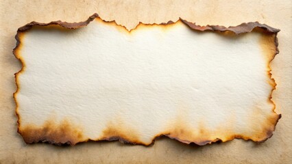 Fototapeta premium Burnt edge paper with a background, burnt, edge, paper,background, textured, vintage, grunge, texture, antique, old, burnt paper