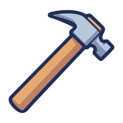 hammer tool vector illustration template design