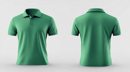 Green Polo Shirt Generative AI