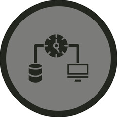 Latency Vector Icon Design