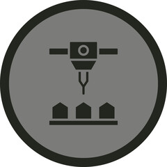 Industrial Production Icon Design