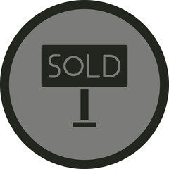 Sold Icon Design