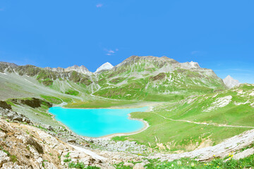 White lake, Vanoise National Park, Pralognan-la-Vanoise, Savoie  (France)