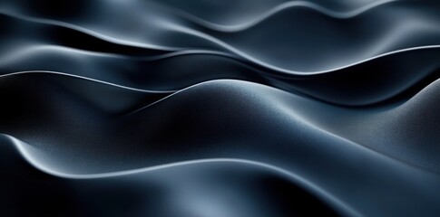 Obraz premium Abstract Wavy Blue Surface with Textured Detail