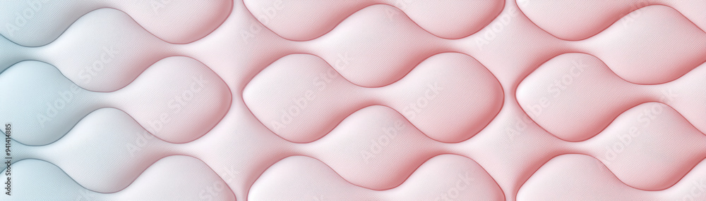 Aufkleber abstract pattern with red and blue gradient. wave-like repetitive shapes creating a modern and visua