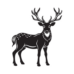 Download Deer Silhouette Vector Art in HD.