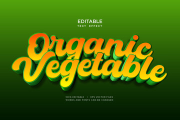 nature organic text effect