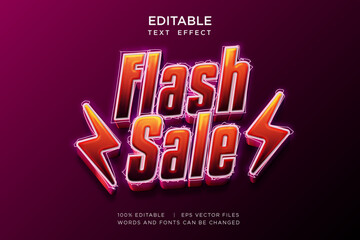 super flash sale editable text effect