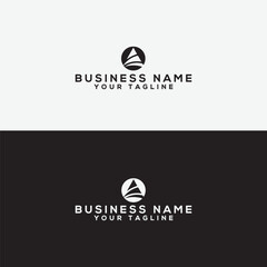 Letter  A logo vector design template. letter logo maker. Circle letter logo. A Letter vector Logo Design with Creative Paper Cut and Serif Font. Business icon design.