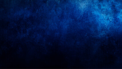  abstract background for product presentation light on a dark blue wall, blue concrete wall as background